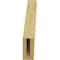 Ekena Millwork 3-inch W x 18-inch D x 18-inch H Traditional Rough Cedar Woodgrain TimberThane Knee Brace, Primed BRCUR03X18X18TRARCPR - alternate 2